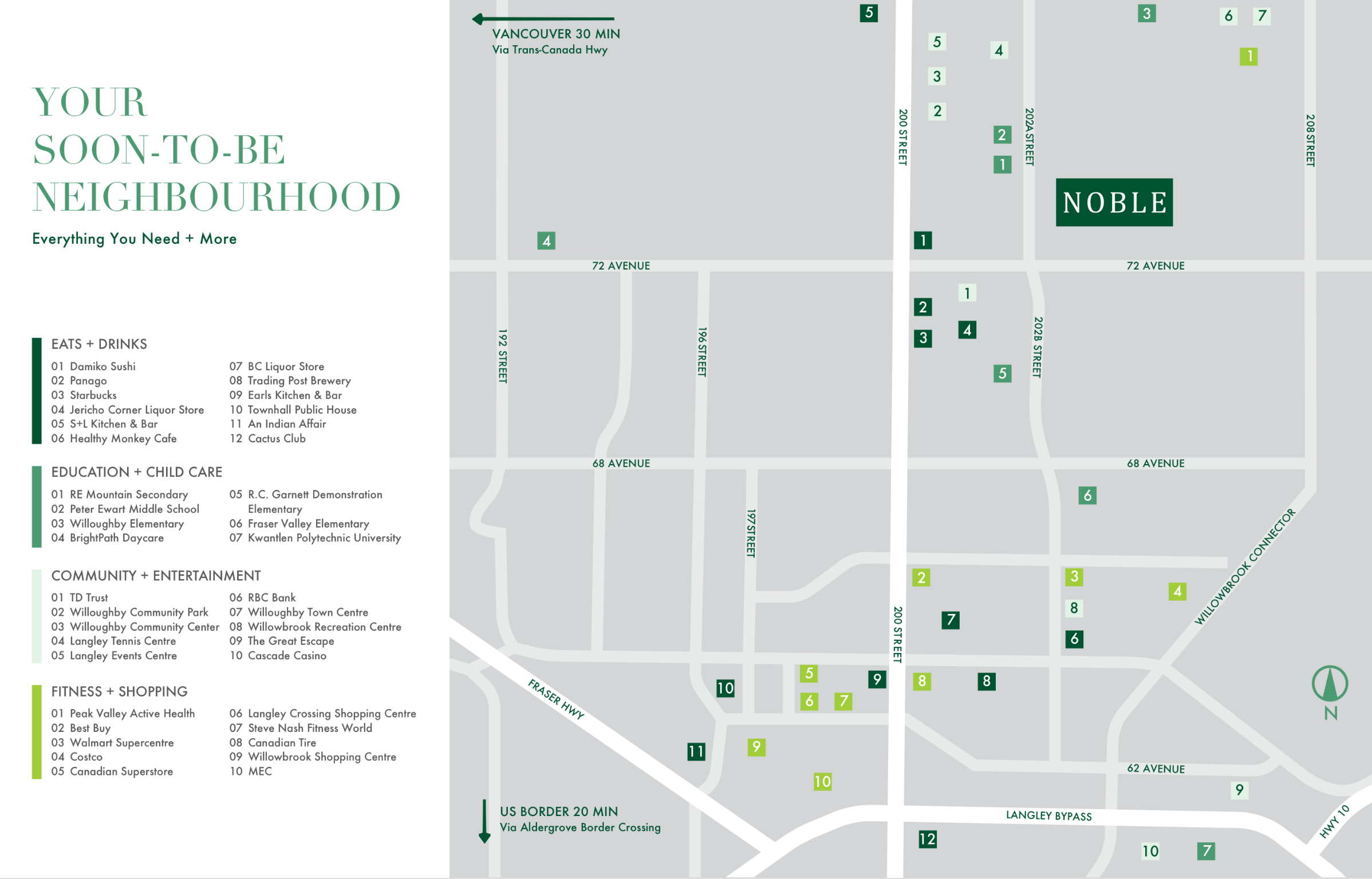 Noble Townhomes: Nestled in Langley’s Willoughby Neighbourhood